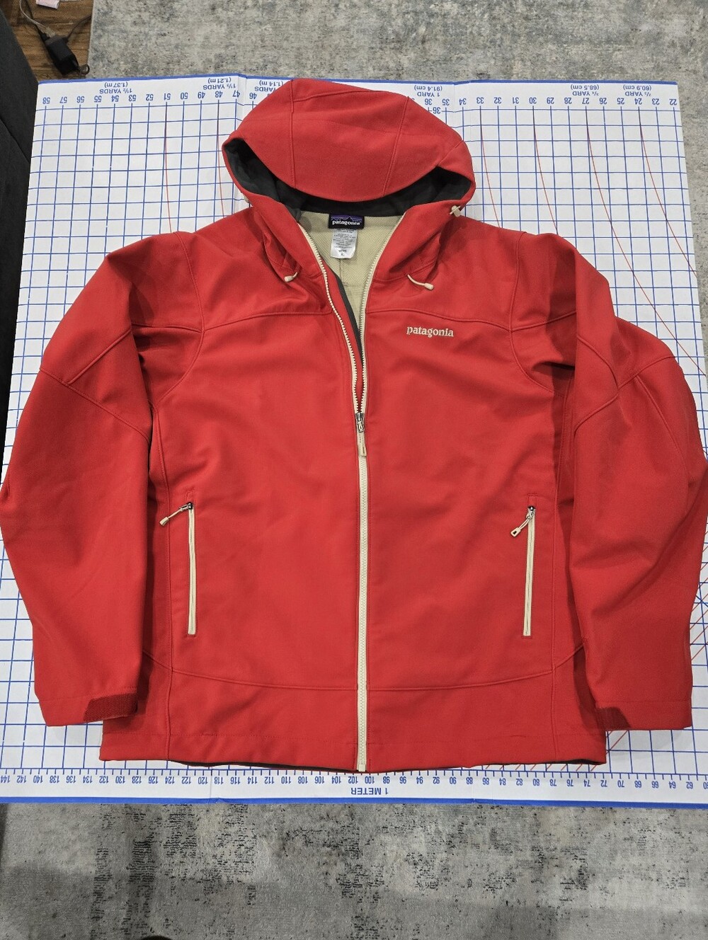 Patagonia Red Lightweight Soft Shell Jacket